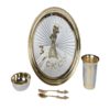 Rmp Jewellers silver Bartan Set
